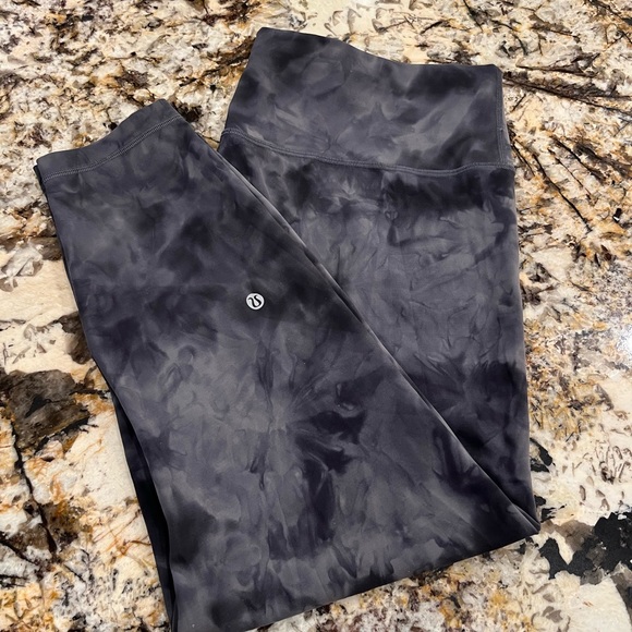 lululemon athletica Pants - Lululemon Wunder Train High- Rise Tight 25” Diamond Dye Pitch Grey Graphite Grey